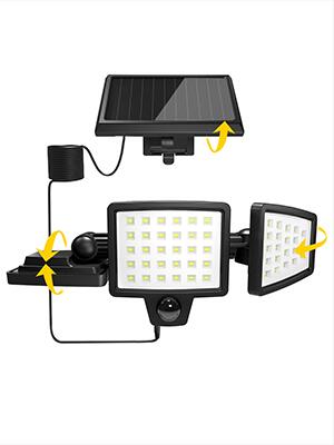 Solar LED Flood Light 4.8W/9W/13.5W, 6000K, Auto On/Off, IP65 Waterpro –  Wen Lighting