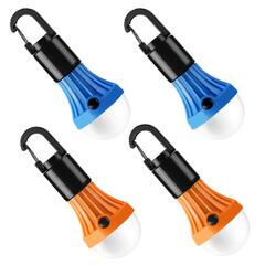 LED Camping Tent Lantern, Portable Outdoor Waterproof Emergency Light Bulb,  Battery Powered with Clip Hook, Super Bright, for Hiking, Party，Camping