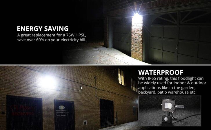 wireless outdoor motion sensor flood lights