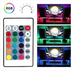 EIHOMER 6.56ft/2M LED Strip Lights for TV-RGB Changing Color with Remote,  USB-Powered 