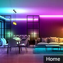 Lepro LED Strip Lights, Music Sync RGB LED Lights for Bedroom, 32.8ft ...