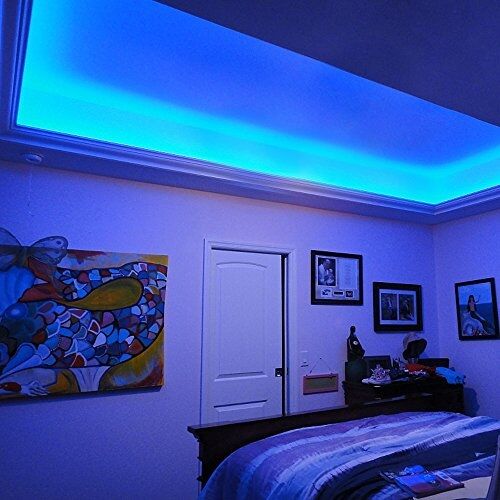 blue led lights for room