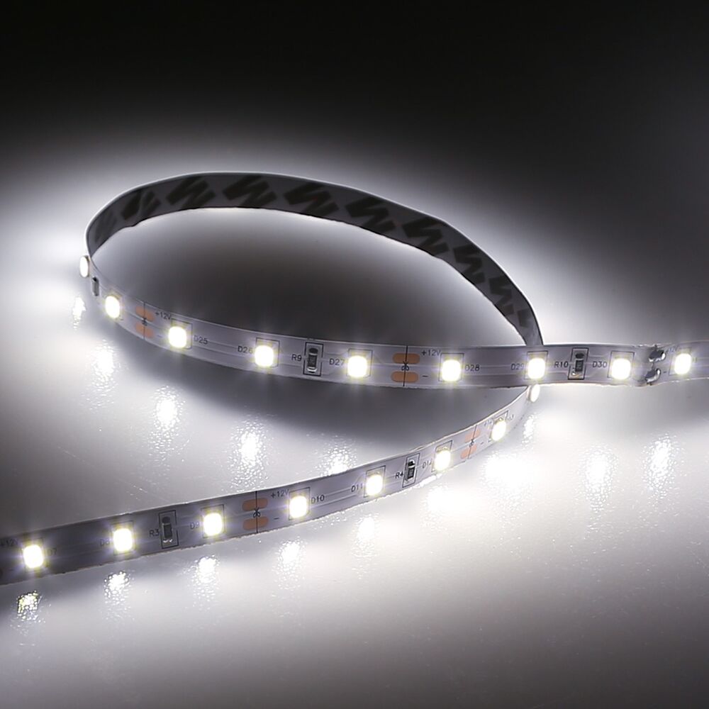 Lepro 12V LED Strip Light, Flexible, SMD 2835, 16.4ft Tape Light for Home,  Kitchen, Party, Christmas and More, Non-Waterproof, Daylight White(Not