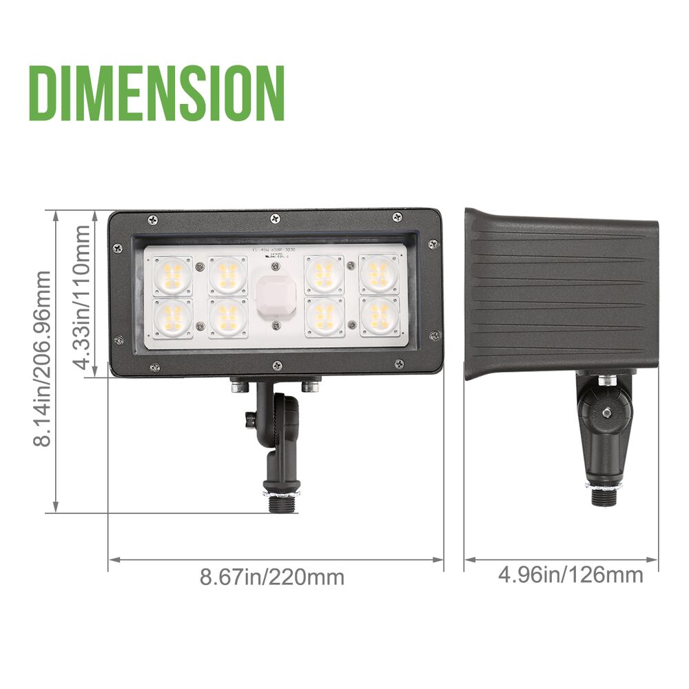 LE 45W Commercial Outdoor LED Flood Lights Daylight White