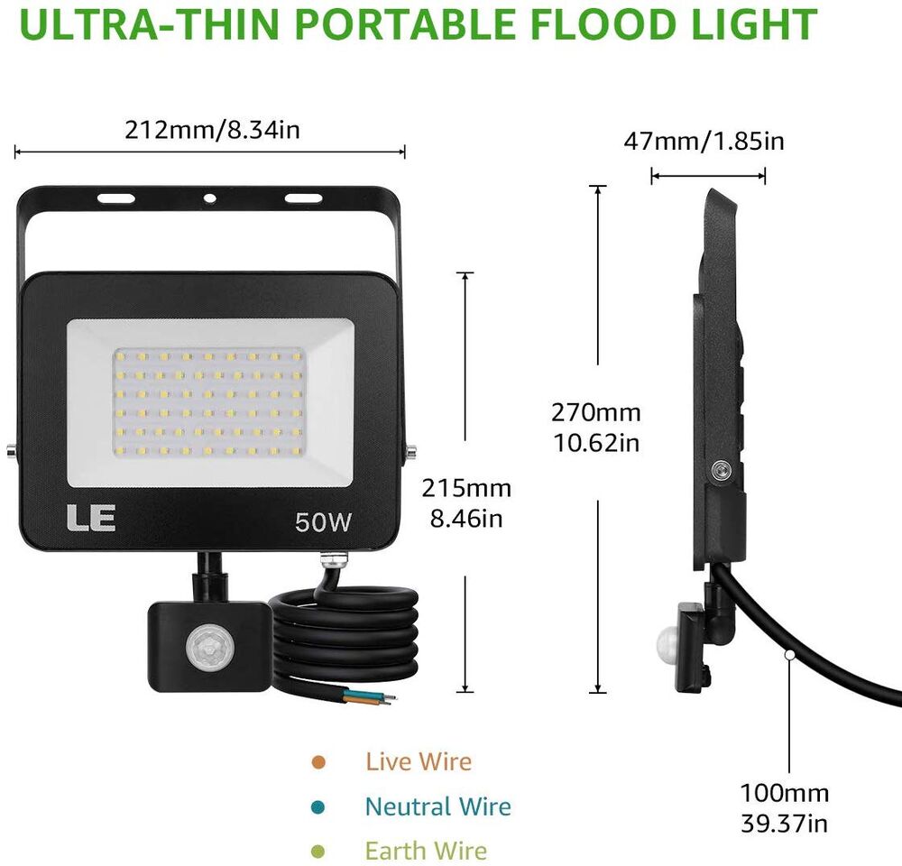 LE 50W Super Bright Outdoor LED Flood Light at Rs 2160/piece