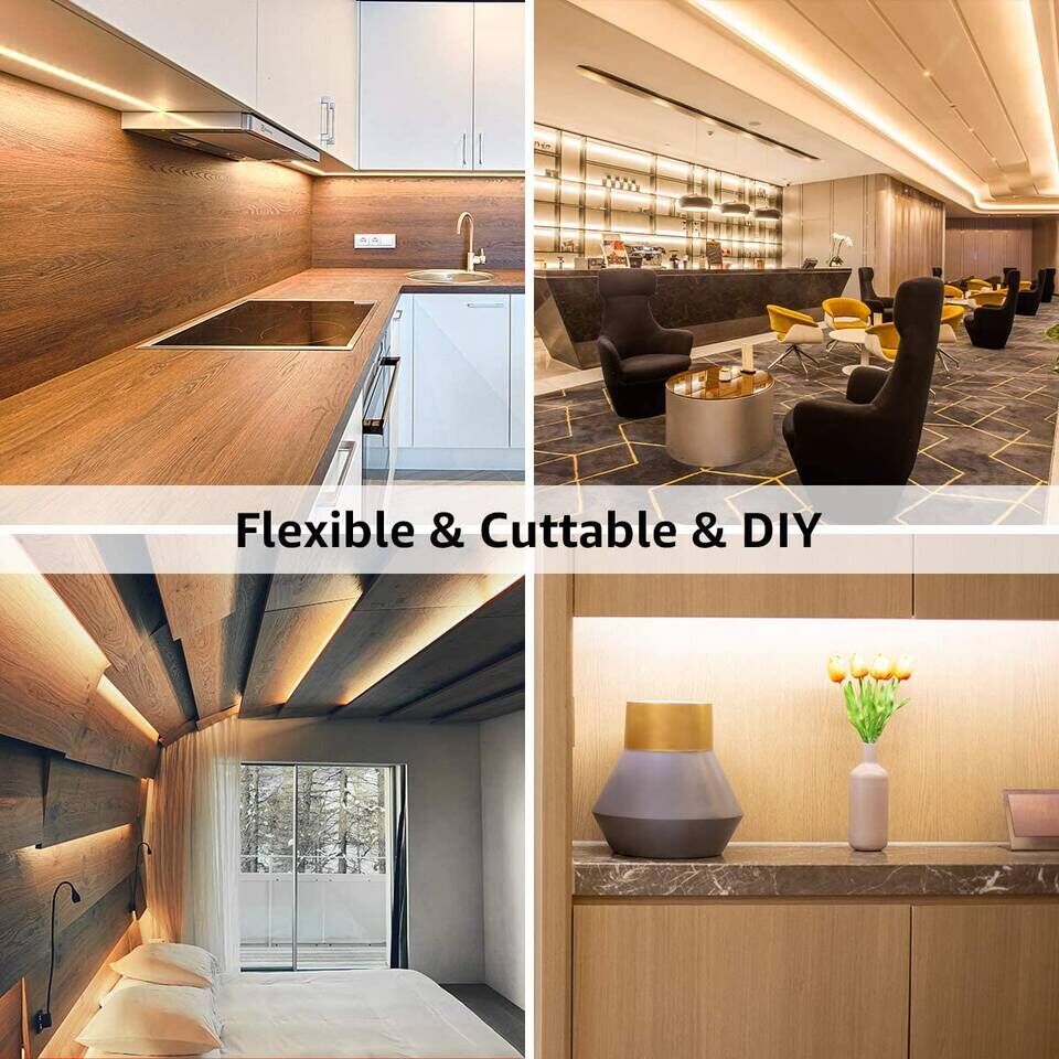 32.8Ft Dimmable Vanity Lights Under Cabinet Bedroom 6000K Super Bright LED Tape Lights Lepro LED Strip Light Daylight White 600 LEDs SMD 2835 Kitchen Strong 3M Adhesive Suitable for Home 32.8Ft Dimmable Vanity Lights Under Cabinet Bedroom 6000K Super Bright LED Tape Lights Lepro LED Strip Light Daylight White 600 LEDs SMD 2835 Kitchen Strong 3M Adhesive Suitable for Home