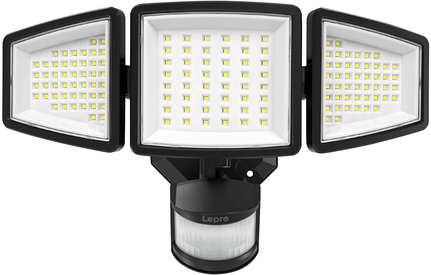 Super Bright LED Lights ETL Certified Waterproof Motion Sensor Lights Outdoor 