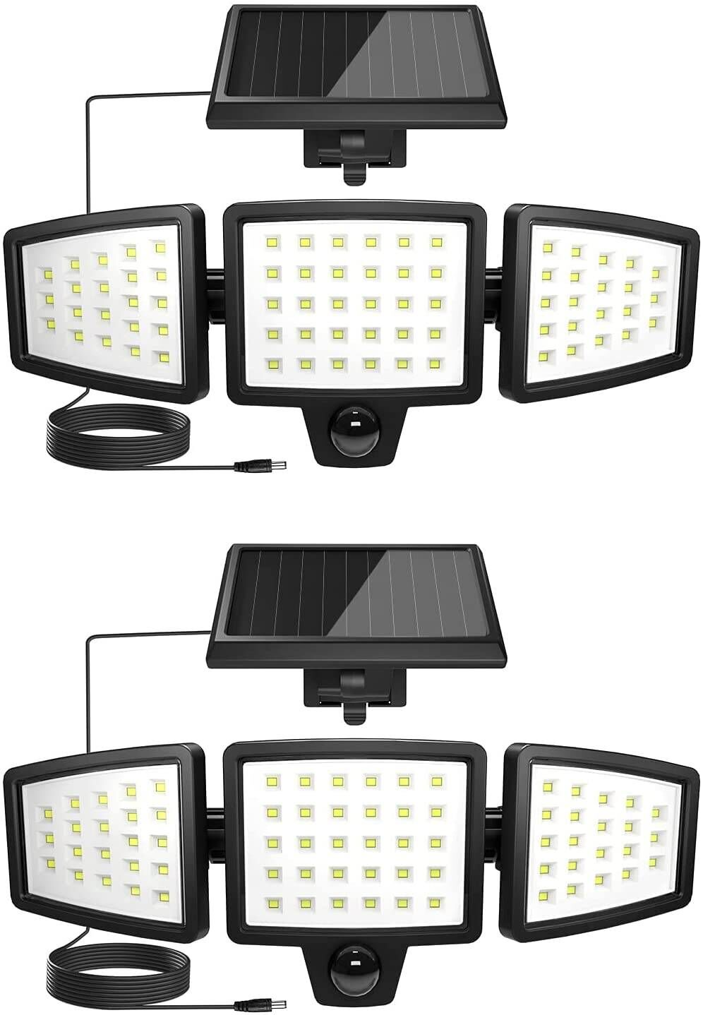 Details about   Solar Flood Light Dual Security Detector Motion Sensor Outdoor LED Wall Light 