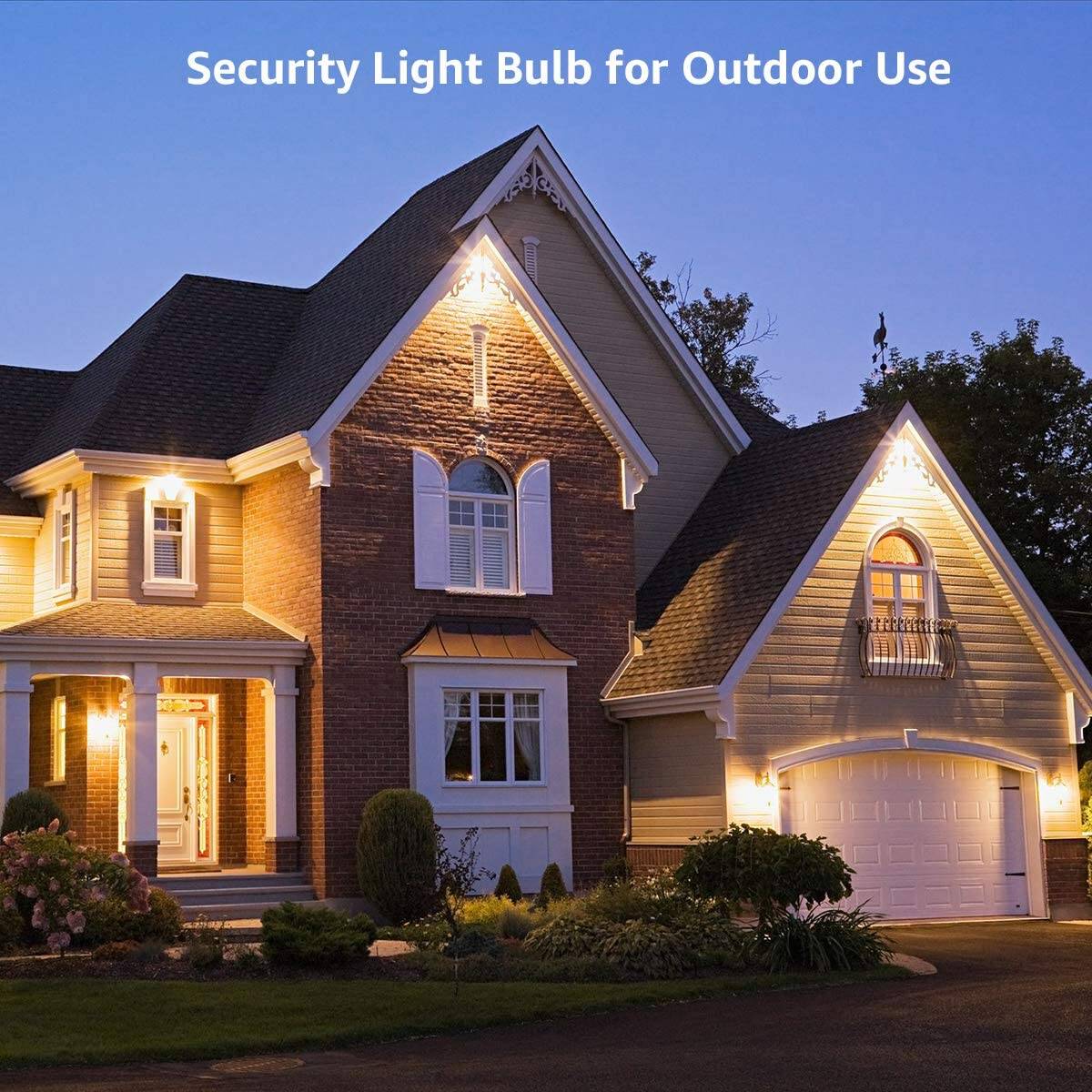 Lepro Dusk to Dawn Light Bulbs Outdoor Lighting, Auto On/Off, Light Sensor LED Bulbs, 60 Watt Equivalent, Non-Dimmable, A19 E26 Medium Screw Base, 9W