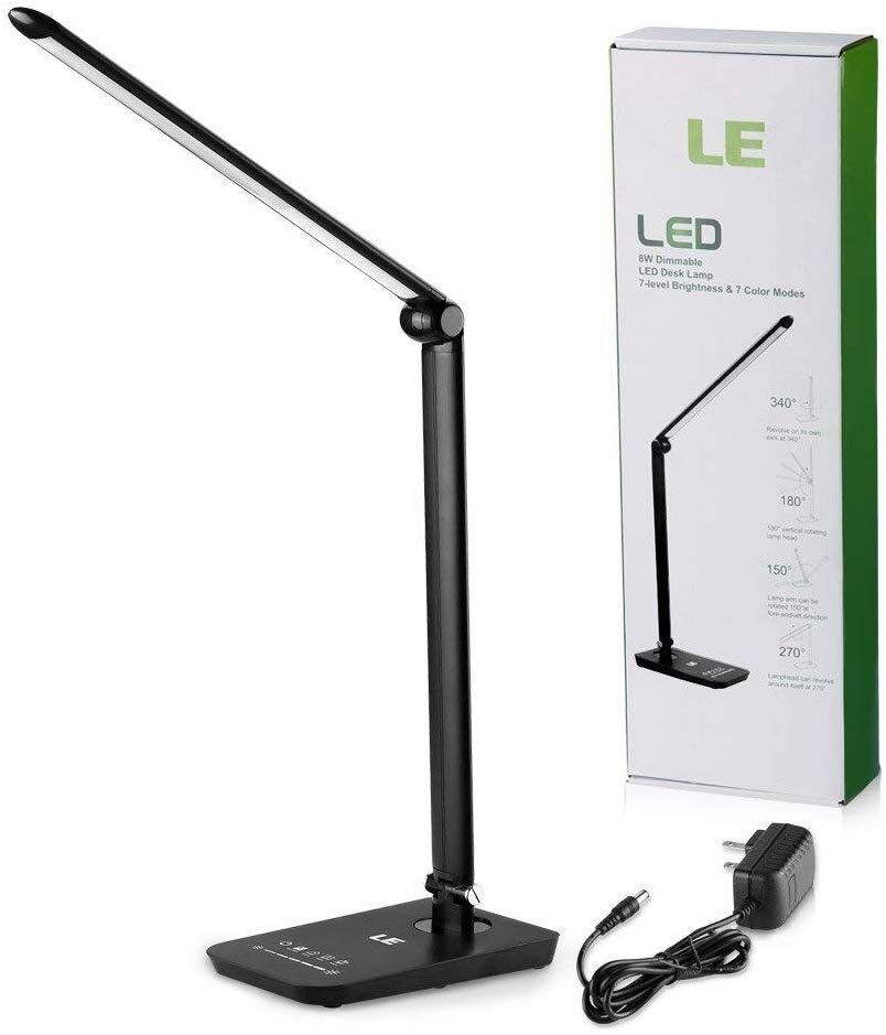 le 8w dimmable led desk lamp