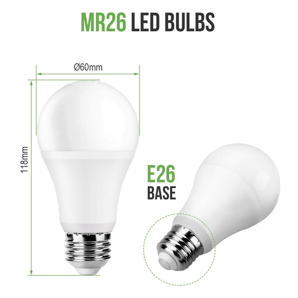 RGB+W Smart Light Bulb 6 set of 4 810 LM AL Dimmable E26 2700K 