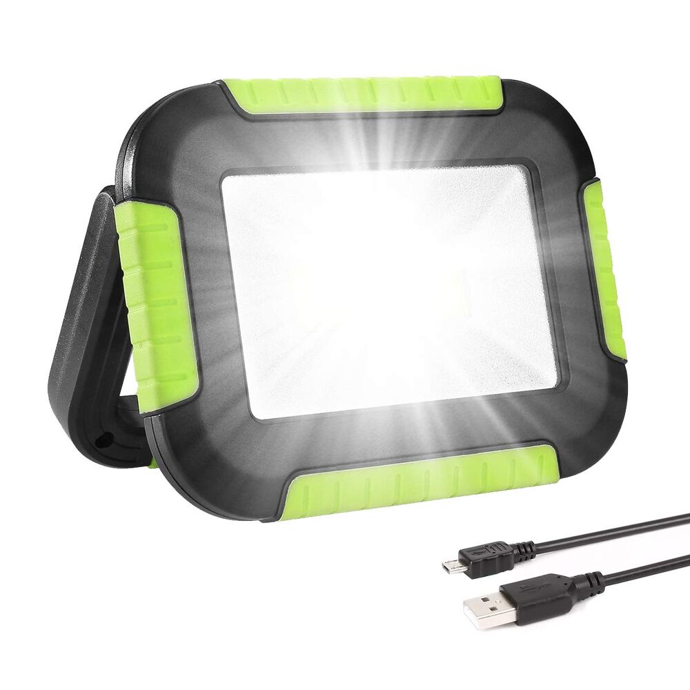 Camping LED USB Rechargeable Outdoor Flood Light with 1000 Portable Work Light 