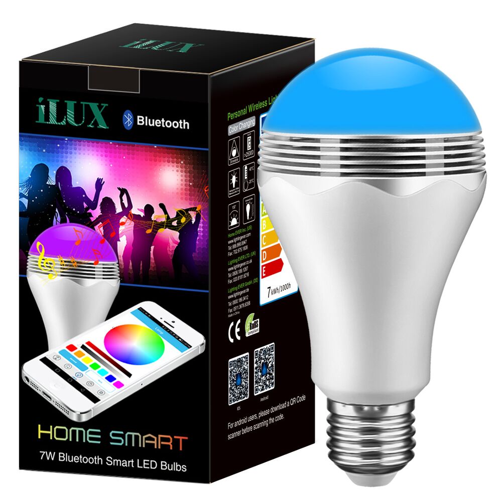 bluetooth smart led speaker light bulb