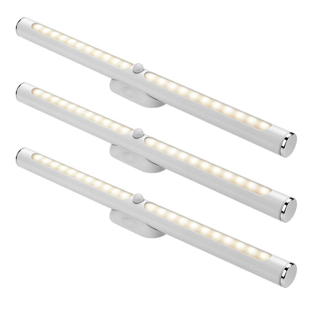 2-Bar Rechargeable Under Cabinet Lighting Kit, Warm White, 9