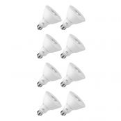 11W Dimmable Long Neck E26 Medium Base PAR30 LED Light Bulbs, Pack of 8 Units