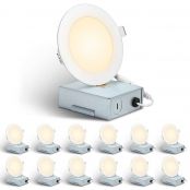 warm white 4 inch LED recessed lights