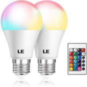 LE Color Changing Light Bulbs with Remote