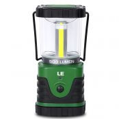 LE LED Camping Lantern Rechargeable, 1000LM, 4 Light Modes, 4400mAh Power Bank, IP44 Waterproof, Perfect Lantern Flashlight for Hurricane Emergency, Hiking, Home and More, USB Cable Included