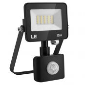 LE 15W LED Flood Light, Motion Sensor 