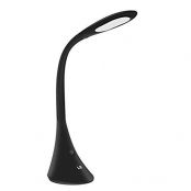 Lighting EVER 3100025-DW-US LELED Dimmable LED Desk Lamp, 3 Brightness Levels, Eye Protection Design Reading Lamp, Touch Sensitive Control, Table Lamp, Bedroom Lamp, 5.51" x 4.72" x 22.05", Black