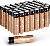 Lepro AAA Alkaline Batteries, 1.5 Volt 1200mAh Triple A Batteries, Long Lasting Power, Holds Power Up to 10 Years, Anti-Leakage Technology, Ideal for Everyday Devices, Pack of 48