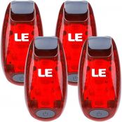 LE LED Bike Light, Bicycle Rear Light, 3 Lighting Modes, Clip On Cycling Taillight, Batteries Included