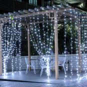LE LED Curtain Lights, 9.8x9.8ft, 306 LED