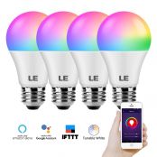 LE WiFi Smart Light Bulbs Works with Alexa