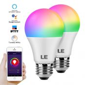 LE WiFi Smart Light Bulbs Works with Alexa