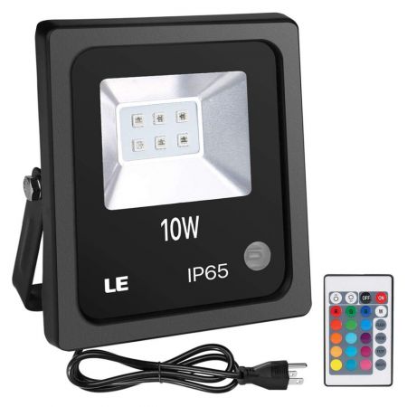 RGB LED Floodlight 10W 30W 50W Color Changing Outdoor Spotlight Remote IP65