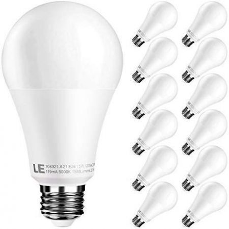 UL listed LED A21 3-Way Bulb Non-Dim 40W 60W 100W Equivalent Cool White 5000K 