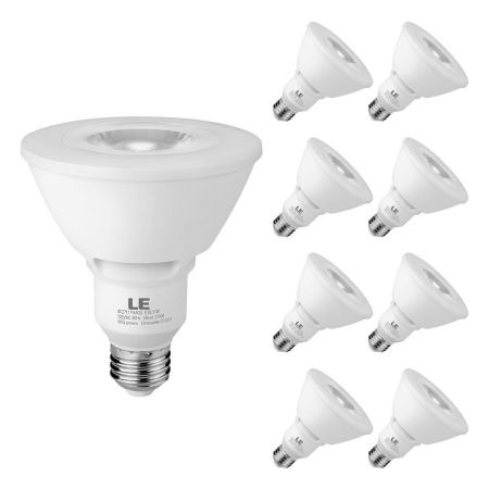 3000K Warm White 600 Lumens E26 40 Degree Dimmable 7W Spot Light Bulbs,50W Halogen Bulb Equivalent Indoor Recessed Track Lighting PAR20 LED Bulbs 6-Pack 