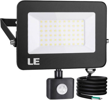 onderwerp Misverstand lijden 30W Outdoor LED Flood Light with Motion Sensor, Security Light, White -  Lepro