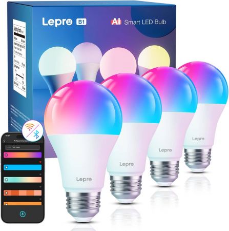 Color changing light bulb 4 pack sale