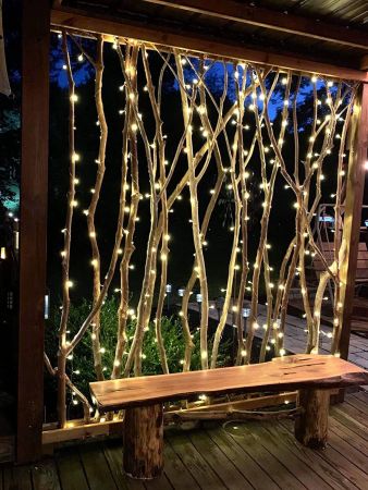 LE 594LED Window Curtain Icicle Lights 19.7ft x 9.8ft 8 Modes String Fairy Light 