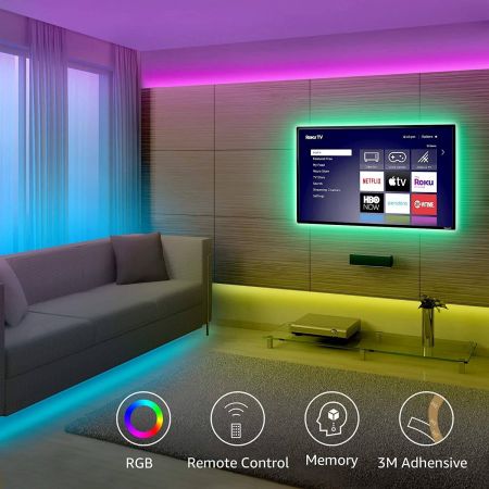 Lepro 65.6ft RGB Color Changing LED Strip Lights for Room, Dining Room, Kitchen, Christmas More