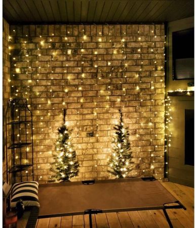 Led Curtain Lights For Wedding, How To Hang Led Curtain Lights