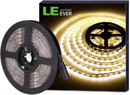Bright 16.4ft 5050 Waterproof SMD 300 LED Flexible Strip Tape Room Lights Yellow 