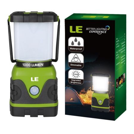 LE Battery Operated Camping Lights Dimmable 4 Modes 1000lm