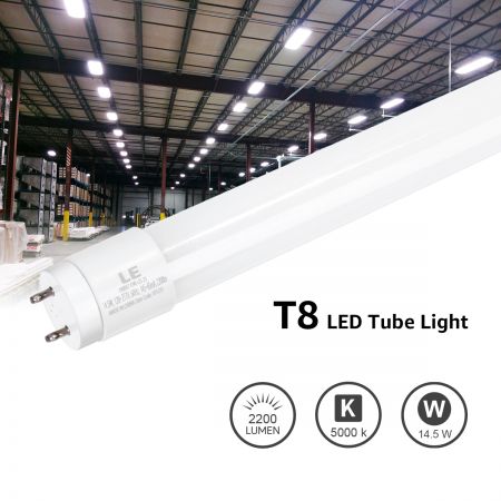 Bereid douche Karu Lepro Type A T8 4FT LED Tube Lights for Workshop, Garage and Basement, Plug  and Play, Double Ended Power LED Replacement Bulbs for Fluorescent
