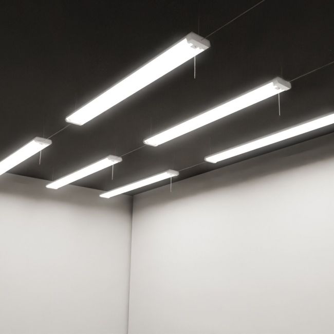 convert fluorescent shop light to led