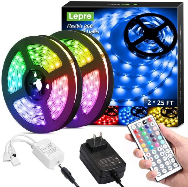 Because Shah Mangle How to Hang LED Strip Lights - Video Guide Included - Lepro Blog