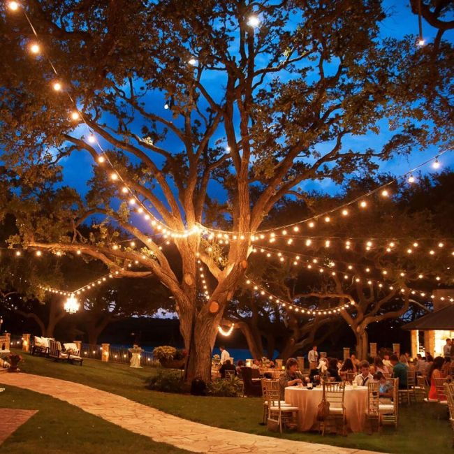Le Ilux Bluetooth Smart Outdoor String Lights Warm White Rgb