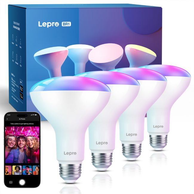 Lepro BR1 AI Smart Light Bulbs - Smart Mood Recognition, LightBeats ...