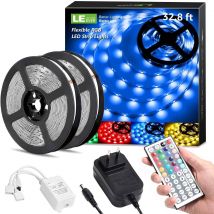 Lepro 32ft Waterproof RGB LED Strip Lights for Home Living Room Kitchen Bedroom