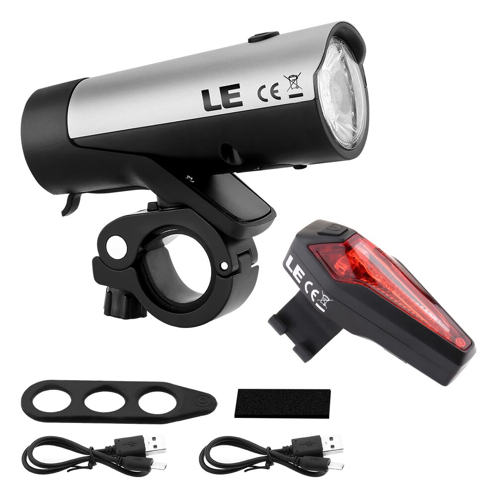 LED Lenser B5R Front and B2R Rear Twin pack Bike Light Both Rechargeable 