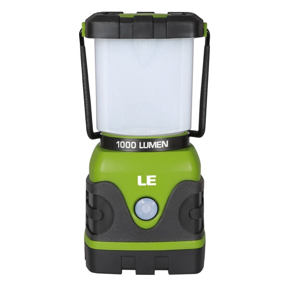 LE LED Camping Lantern, Battery Powered LED with 1000LM, 4 Light Modes,  Waterproof Tent Light, Perfect Lantern Flashlight for Hurricane, Emergency,  