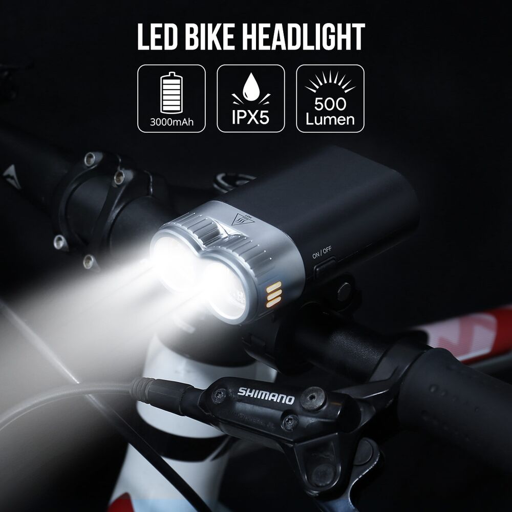 Smart BL185 Bike Cycle Front Head Light 500 Lumen LED Cree USB Rechargeable 