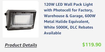 LED wall pack light 