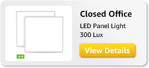 panel light for office lighting